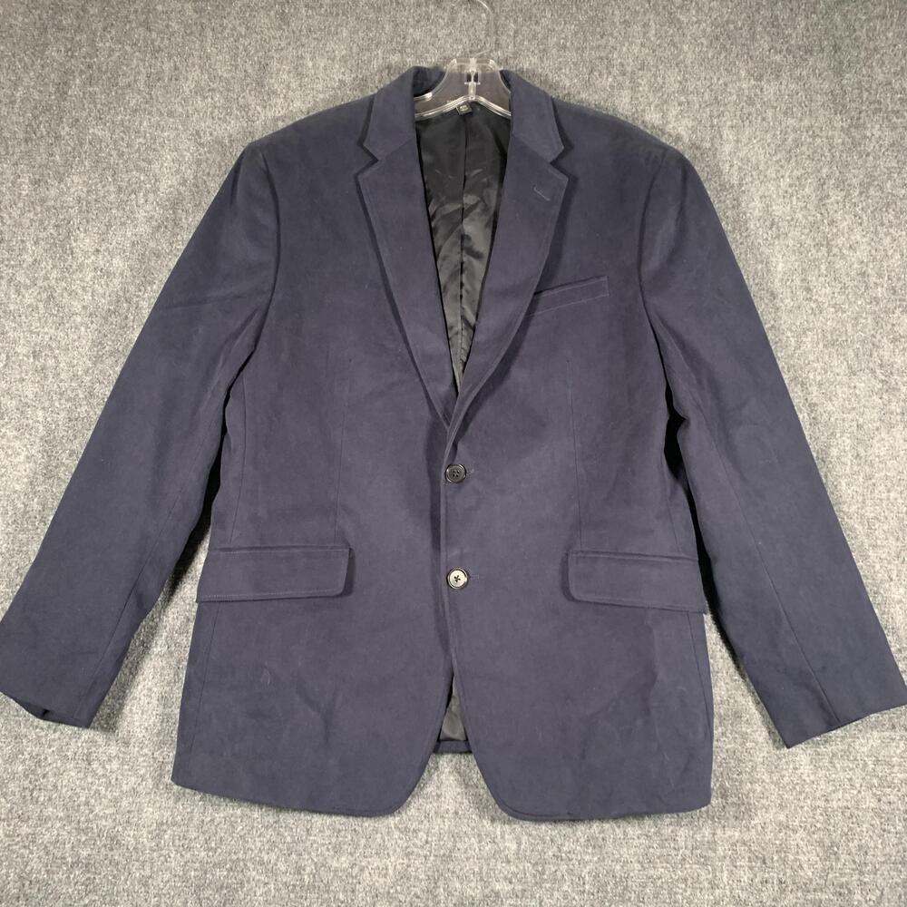 Banana Republic Blazer Mens 42S Blue 2 Button Cotton Sport Coat Notch Lapel